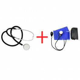 PACHET Stetoscop Dual Head+Tensiometru Manual