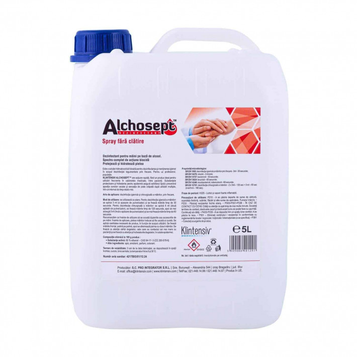 Dezinfectant ALCHOSEPT® pentru maini si tegumente, 5 litri