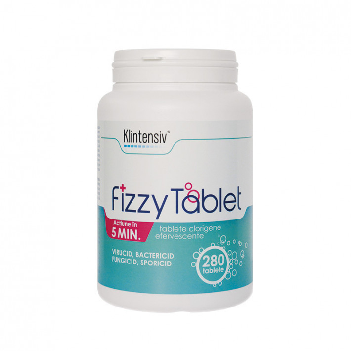  Dezinfectant KLINTENSIV® Fizzy Tablet clorigen, 280 tablete