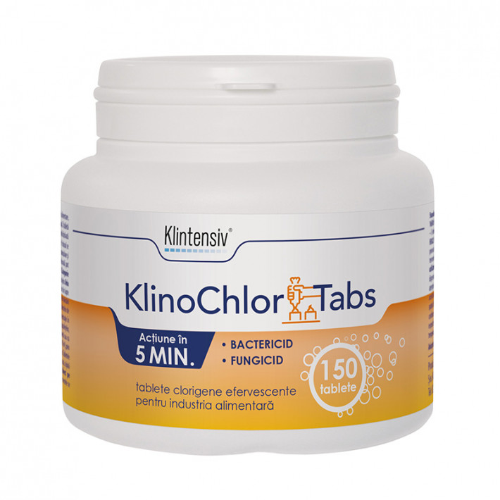Tablete KLINTENSIV® KlinoChlor Tabs efervescente clorigene, 150 tablete